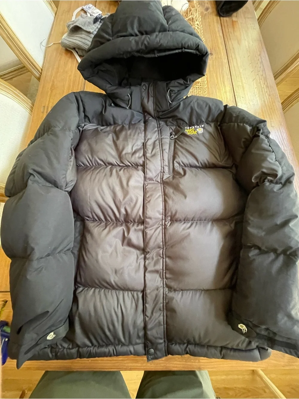 MOUNTAIN HARDWEAR SUBZERO 650 PRO DOWN PARKA EXCELLENT CONDITION MENS XL PTP 26 - Picture 3 of 9